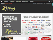 Tablet Screenshot of bcsupplydemexico.com
